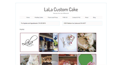 Desktop Screenshot of lalacustomcake.com